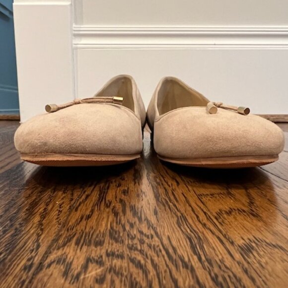 Jimmy Choo Light Pink Suede Ballet Flat - Picture 4 of 5